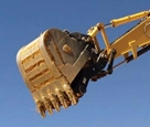 Ditch Cleaning Bucket on machine